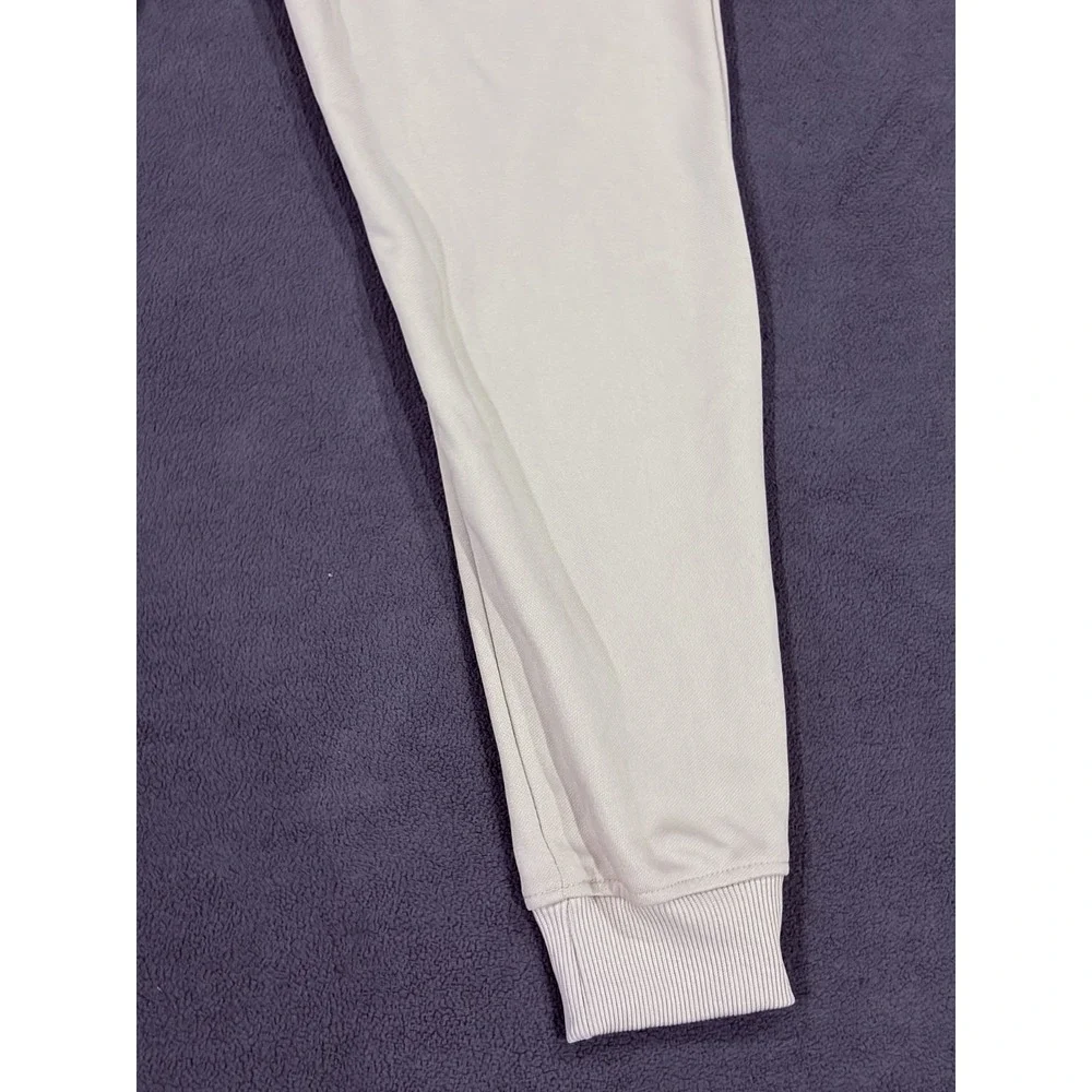 NBA Basketball Joggers Pants Boys 14-16 Beige Mid Rise Tapered Leg Drawstring